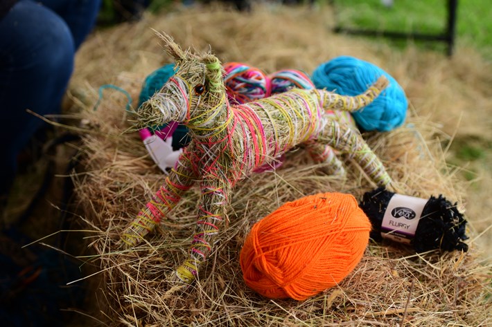 Animal made from yarn